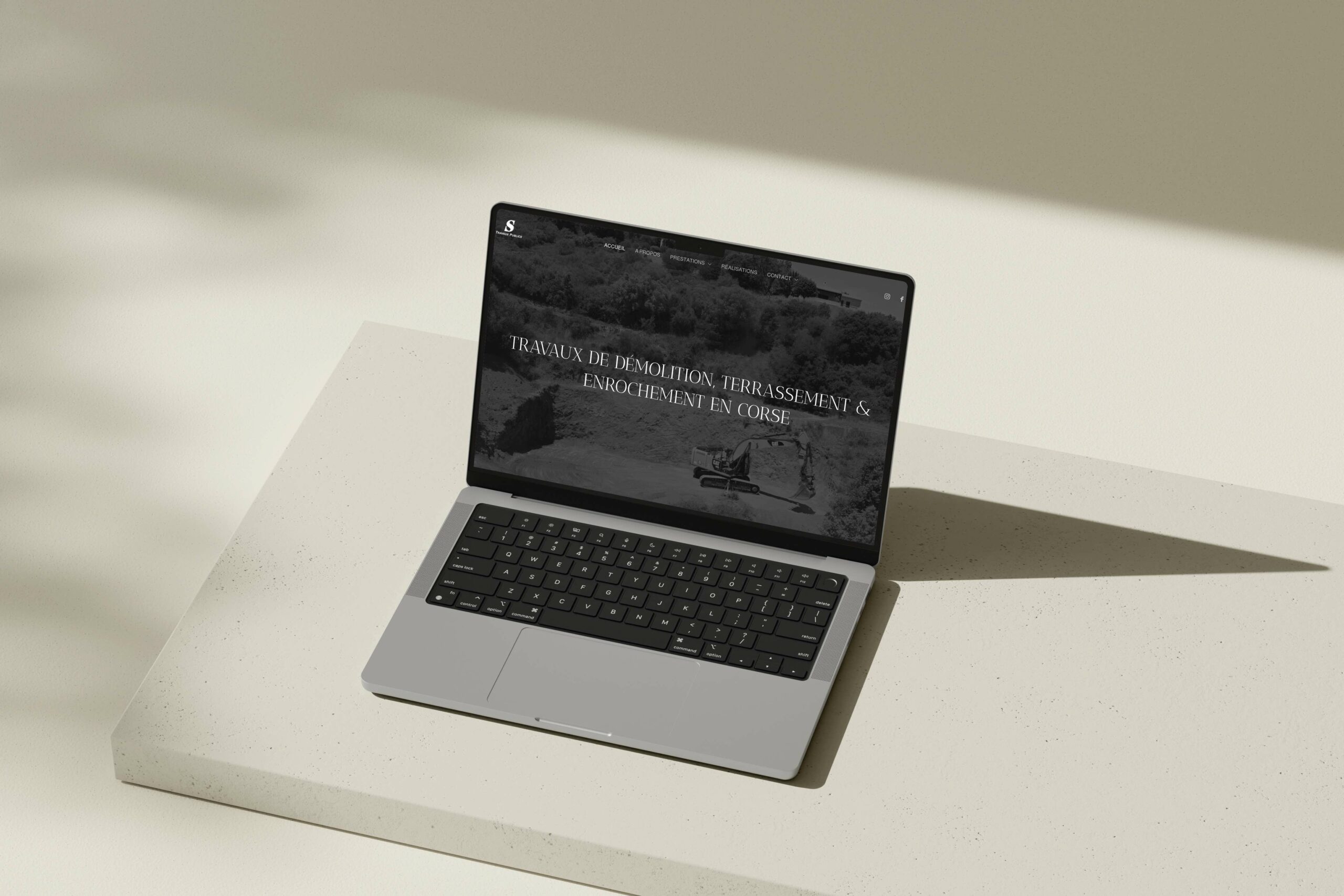 Création de site vitrine DéclinéTerrassement