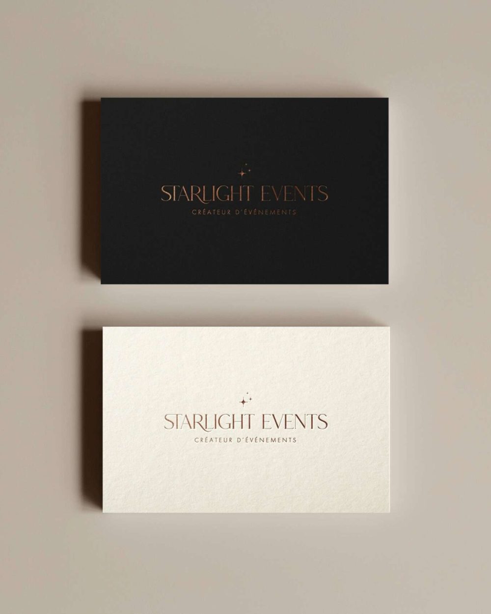 Supports de communication créés par The Luxurist Agency, agence de communication à Ajaccio